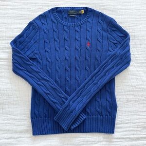 Ralph Lauren Women Cable Knit Cotton Sweater